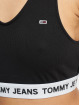 Tommy Jeans Top Super V-Logo Waistband Crop black