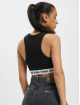 Tommy Jeans Top Logo Crop black