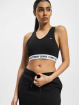 Tommy Jeans Top Super V-Logo Waistband Crop negro