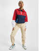 Tommy Jeans Winterjacke Colorblock Popover Windbreaker rot