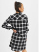 Urban Classics Abito Ladies Cotton Check nero