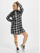 Urban Classics Abito Ladies Cotton Check nero