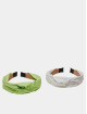 Urban Classics Autres Light Headband With Knot 2-Pack vert