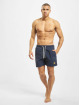 Urban Classics Badeshorts Block blå