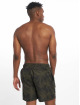 Urban Classics Badeshorts Pattern grün
