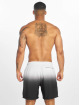 Urban Classics Badeshorts Dip Dye hvit