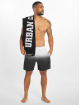 Urban Classics Badeshorts Dip Dye hvit