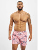Urban Classics Badeshorts Pattern rosa