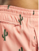 Urban Classics Badeshorts Pattern  rosa