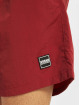 Urban Classics Badeshorts Block Swim rot