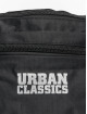 Urban Classics Bag Recycled Ribstop Double Zip Shoulder black