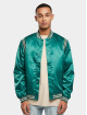 Urban Classics Baseball jack Satin groen