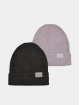 Urban Classics Beanie Acrylic Beanie 2- Pack grijs