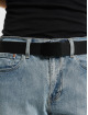 Urban Classics Belt Check And Solid Canvas 2-Pack black