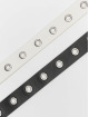 Urban Classics Belts Synthetic Leather Eyelet 2-Pack svart