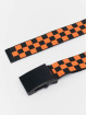 Urban Classics Belts Check And Solid Canvas 2-Pack svart