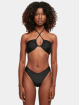 Urban Classics Bikini Ladies Recycled Hot V czarny