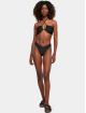 Urban Classics Bikini Ladies Recycled Hot V negro