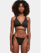 Urban Classics Bikini Ladies Rib Babylock Triangle noir