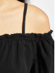 Urban Classics Blouse & Chemise Cold Shoulder noir