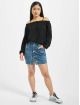 Urban Classics Blouse & Chemise Cold Shoulder noir