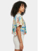 Urban Classics Blouse Ladies Aop Satin Resort bont