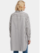 Urban Classics Bluse Ladies Oversized Stripe hvid