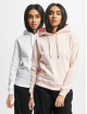 Urban Classics Bluzy z kapturem Ladies 2-Pack bialy