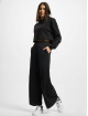 Urban Classics Bluzy z kapturem Ladies Oversized Cropped czarny