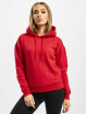 Urban Classics Bluzy z kapturem Ladies czerwony