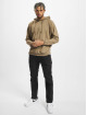 Urban Classics Bluzy z kapturem Overdyed khaki