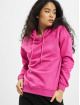 Urban Classics Bluzy z kapturem Ladies pink