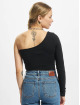 Urban Classics Body Ladies Organic Asymmetric One Sleeve czarny