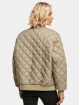 Urban Classics Bomber Ladies Oversized Diamond Quilted Bomber kaki