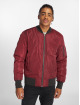 Urban Classics Bomber 2-Tone rouge