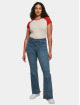 Urban Classics Boot cut jeans Ladies High Waist Flared blauw