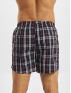 Urban Classics Boxer Short Woven Plaid  2-Pack red