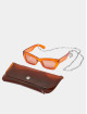 Urban Classics Brýle Sunglasses Bag With Strap & Venice hnědý
