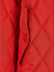 Urban Classics Bundy na přechodné roční období Girls Diamond Quilt Nylon červený