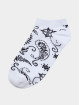 Urban Classics Calcetines Bandana Pattern No Show blanco
