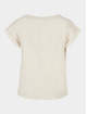 Urban Classics Camiseta Girls Organic Extended Shoulder beis