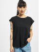 Urban Classics Camiseta Basic Shaped negro
