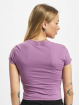 Urban Classics Camiseta Ladies Stretch Jersey Cropped púrpura