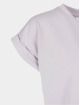 Urban Classics Camiseta Girls Organic Extended Shoulder púrpura