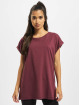 Urban Classics Camiseta Extended Shoulder rojo