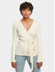 Urban Classics Cardigan Ladies Rib Knit Wrapped beige