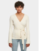 Urban Classics Cardigan Ladies Rib Knit Wrapped beige