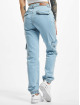 Urban Classics Cargo pants Ladies Organic Stretch Denim blå