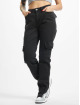 Urban Classics Cargo pants Ladies Organic Stretch Denim svart