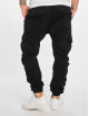 Urban Classics Cargohose Cargo Jogging schwarz